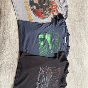 Abercrombie Kids Graphic Tees - Gray, Blue, Black